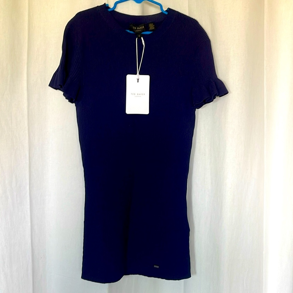 Navy Blue Ted Baker sweater top- S/M